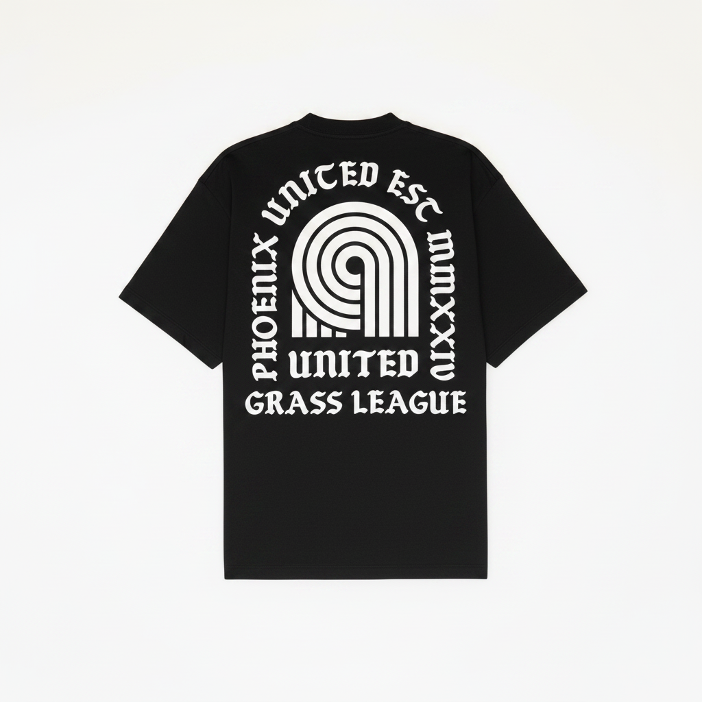 Jordan by Phoenix United "Mock-Neck" Mens - Black / White
