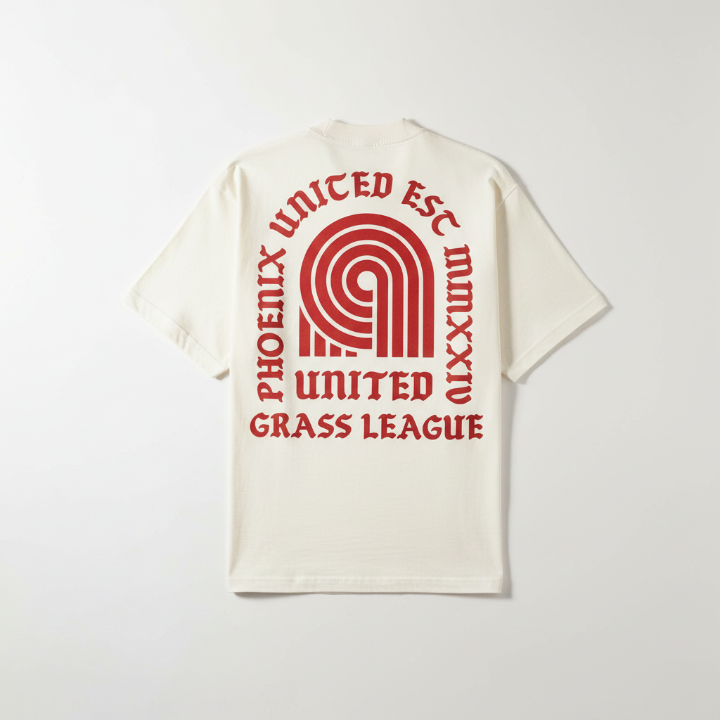 Jordan by Phoenix United "Mock-Neck" Mens - White / Red