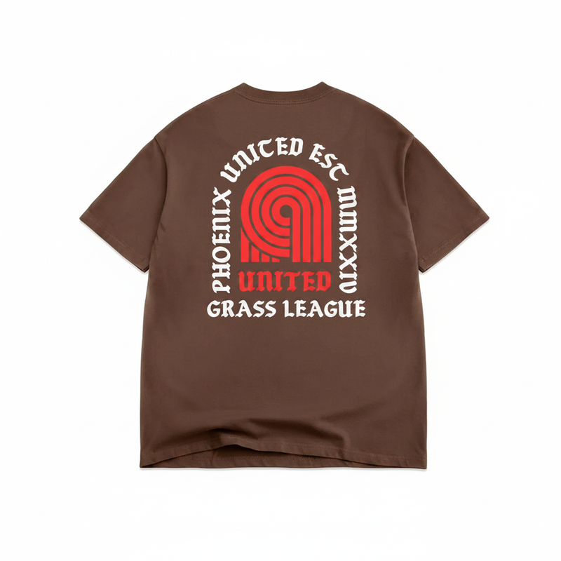 Phoenix United "Feel Like United" T-Shirt - Mens - Chocolate / White / Red
